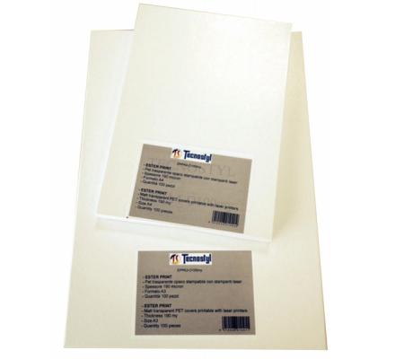 Fogli Backlite per cornici retroilluminate a LED - EPPA4 formato A4 - conf. 100 pezzi - Tecnostyl - EPPA4 - DMwebShop