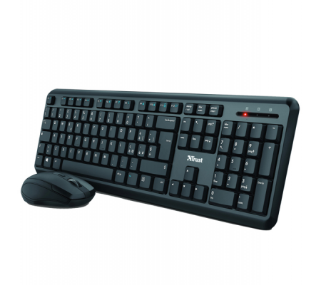 Set tastiera ultrasilenziosa TKM-350 wireless + mouse wireless - Trust - 24009 - DMwebShop