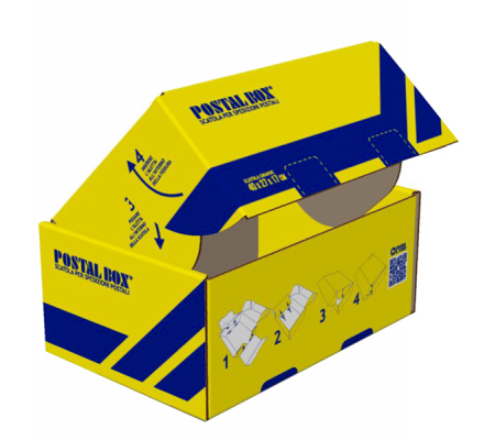 Scatola spedizioni Postal Box - grande - 40 x 27 x 17 cm - Blasetti - 0423 - 8007758014237 - DMwebShop