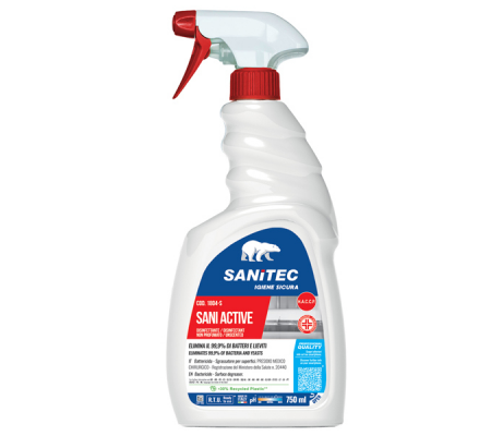 Disinfettante sgrassatore Sani Active - 750 ml - Italchimica - Sanitec - 1804-S - 8054633834602 - DMwebShop