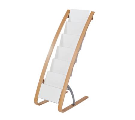 Portariviste da terra - 34 x 50 x 93 cm - 6 tasche - Alba - DDEXPO6W BC - 3129710016945 - DMwebShop
