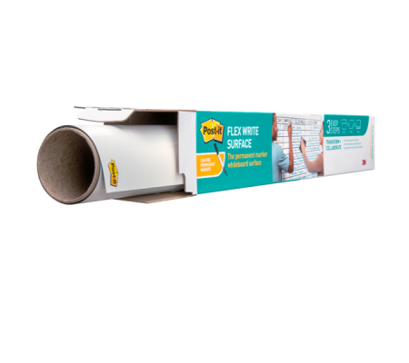 Lavagna cancellabile Flex Write Surface - in rotolo - 121,9 x 182,9 cm - Post-it - 7100198315 - DMwebShop