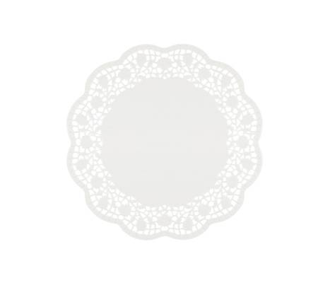 Sottotorta decorativi in carta bianca - Ø 27 cm - conf. 6 pezzi - No Brand - 6448200 - 4004158004909 - DMwebShop