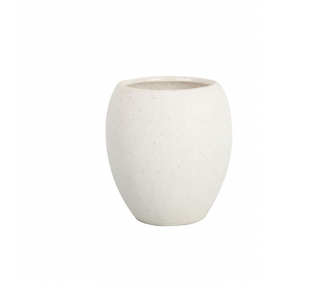 Bicchiere porta spazzolini linea Stone - bianco - King Collection - B1597083 - 8023755046989 - DMwebShop