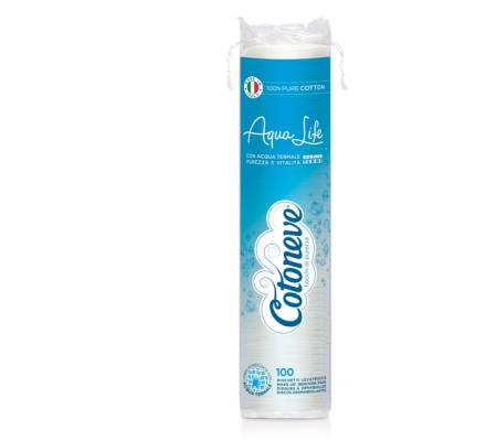 Dischetti levatrucco in cotone - busta da 100 pezzi - Cotoneve - 412CV - 8003350512478 - DMwebShop