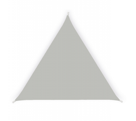 Tenda a vela triangolare ombreggiante - 3,6 x 3,6 x 3,6 mt - cenere - Garden Friend - T1699038 - 8023755056162 - DMwebShop