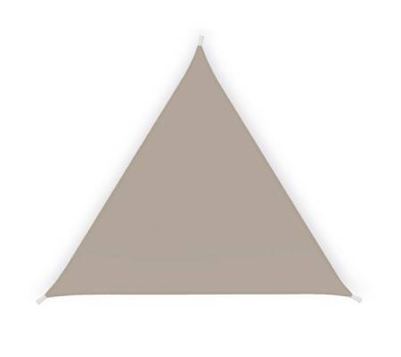 Tenda a vela triangolare ombreggiante - 5 x 5 x 5 mt - tortora - Garden Friend - T1699051 - 8023755056186 - DMwebShop