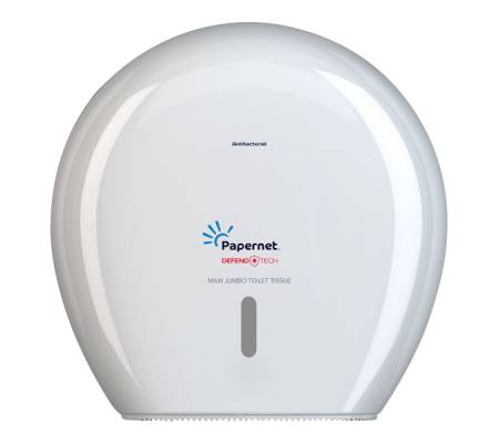 Dispenser antibatterico Defend Tech - per carta igienica Maxi Jumbo - Papernet - 416146 - 8024929561468 - DMwebShop