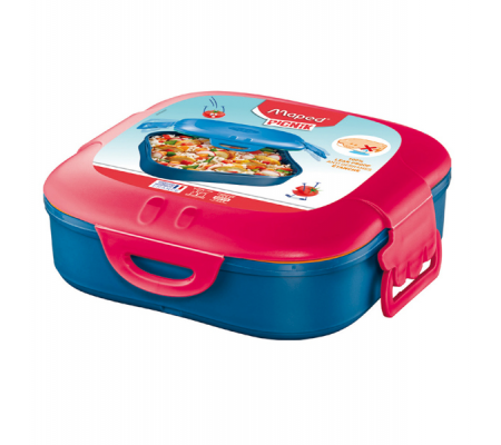 Lunch box Picnick Concept - 1 scompartimento - rosa corallo - Maped - 870801 - DMwebShop