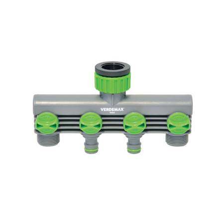 Raccordo rubinetto - 4 uscite - Verdemax - 9464 - 8015358094641 - DMwebShop