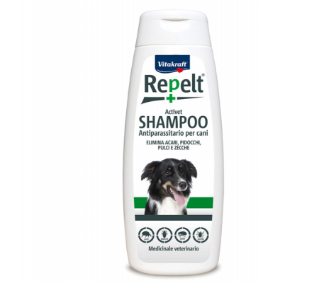 Shampoo antiparassitario per cani - 250 ml - Repelt - 35019 - DMwebShop