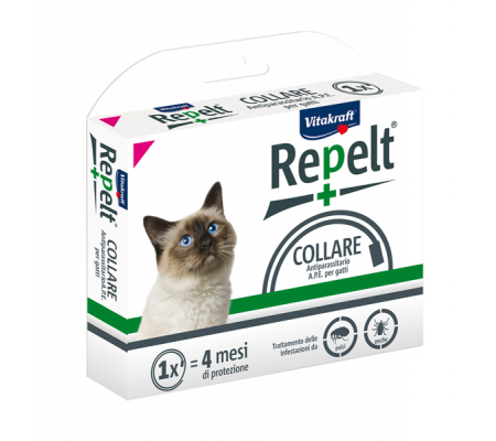 Collare antiparassitario per gatti (con peso superiore a 1 kg) - Repelt  - 044 - DMwebShop