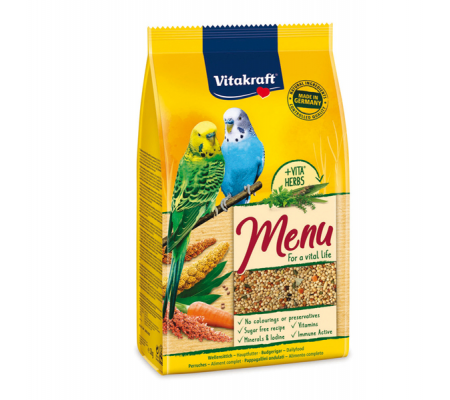 Menu' alimento completo per pappagallini - 1 kg - Vitakraft - 21444 - DMwebShop