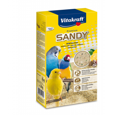 Sabbia per uccellini Sandy - 2,5 kg - Vitakraft - 11003 - DMwebShop