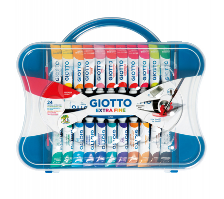 Tubi tempere - 12 ml - colori assortiti - conf. 24 pezzi - Giotto - 30510000 - 8000825062506 - DMwebShop