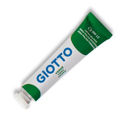 Tempera Tubo 7 - 21 ml - verde - conf. 6 pezzi - Giotto - 35501200 - 8000825320606 - DMwebShop