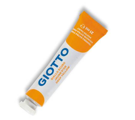 Tempera Tubo 7 - 21 ml - giallo scuro - conf. 6 pezzi - Giotto - 35500400 - 8000825320521 - DMwebShop