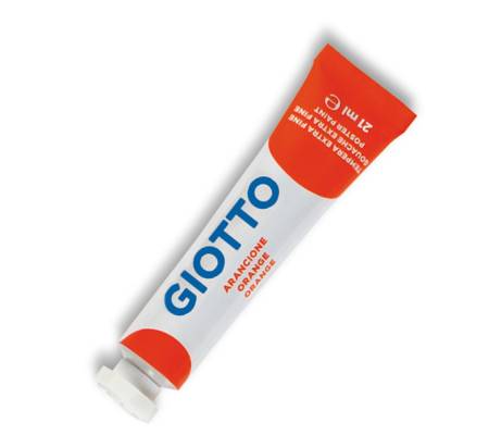 Colore a tempera - 21 ml - tubo 7 - arancione 05 - conf. 6 pezzi - Giotto - 35500500 - 8000825320538 - DMwebShop
