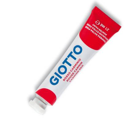 Tempera Tubo 7 - 21 ml - rosso carminio - conf. 6 pezzi - Giotto - 35500900 - 8000825320576 - DMwebShop