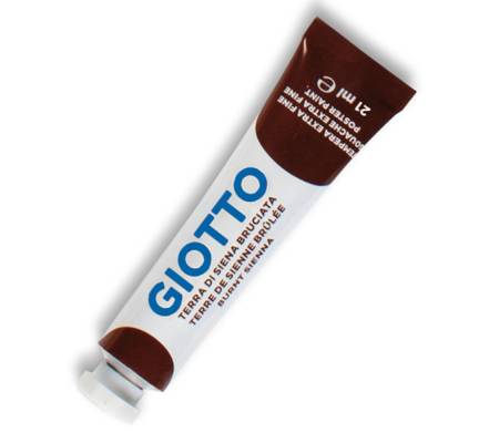Tempera Tubo 7 - 21 ml - terra di Siena bruciata - conf. 6 pezzi - Giotto - 35502200 - 8000825320705 - DMwebShop