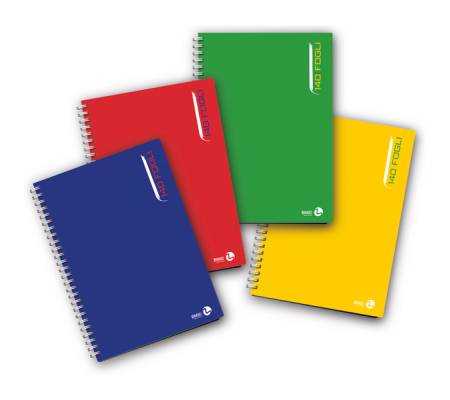 Blocco notes - spiralato sul lato lungo - 4 mm - 22,3 x 29,7 cm - 80 gr - 140 fogli - conf. 3 pezzi - BM - 0112760 - 8008234127601 - DMwebShop