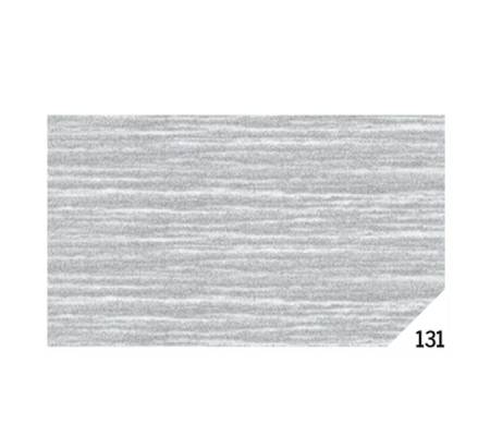 Carta crespa 50x150 cm argento metal 131 confezione 10 rotoli Rex Sadoch KM3X4 131 - 11197