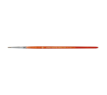 Pennelli punta tonda serie 700 - punta tonda - pelo di bue - n. 0 - Giotto - 590000 - DMwebShop