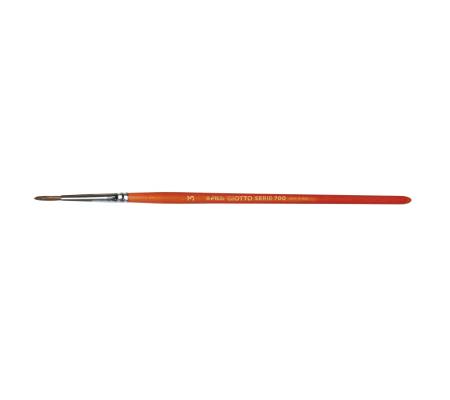 Pennelli punta tonda serie 700 - punta tonda - pelo di bue - n. 3 - conf. 12 pezzi - Giotto - 590300 - 8000825024825 - DMwebShop
