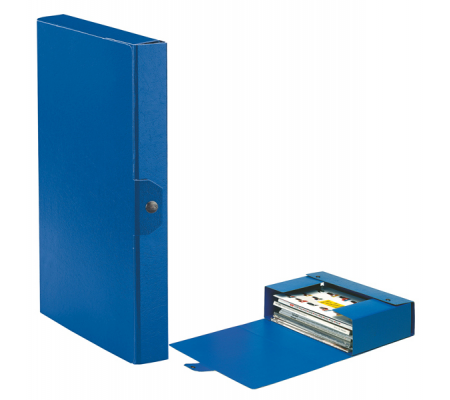 Scatola progetto Eurobox - dorso 4 cm - 25 x 35 cm - blu - Esselte 390324050