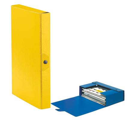 Scatola progetto Eurobox - dorso 4 cm - 25 x 35 cm - giallo - conf. 5 pezzi - Esselte - 390324090 - 8004157324097 - DMwebShop