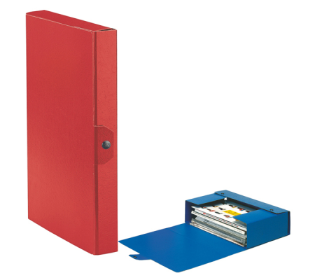 Scatola progetto Eurobox - dorso 4 cm - 25 x 35 cm - rosso - Esselte 390324160
