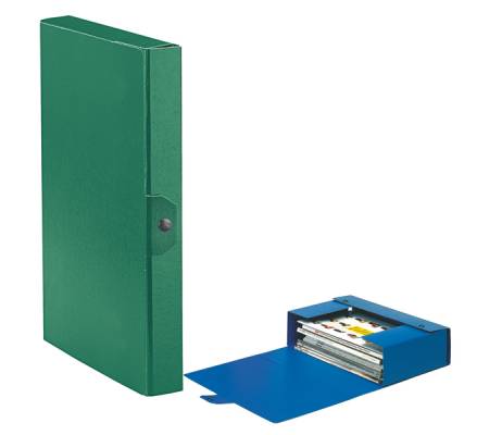 Scatola progetto Eurobox - dorso 4 cm - 25 x 35 cm - verde - conf. 5 pezzi - Esselte - 390324180 - 48344A - DMwebShop