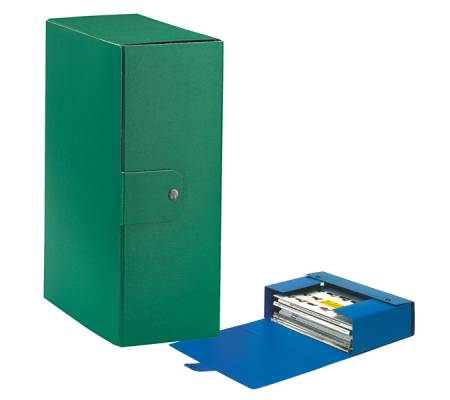 Scatola progetto Eurobox - dorso 12 cm - 25 x 35 cm - verde - conf. 5 pezzi - Esselte - 390332180 - 8004157332184 - DMwebShop
