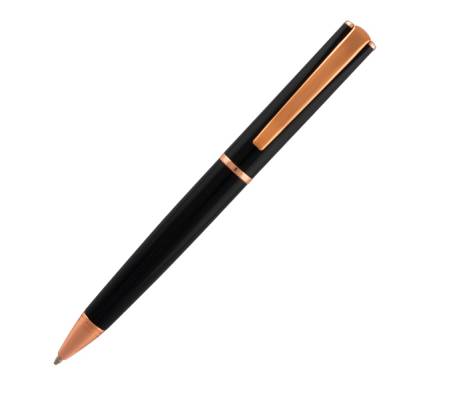 Penna a sfera Linea Impressa - punta M - nero-rosegold - Monteverde - J029865 - 80333298657 - DMwebShop