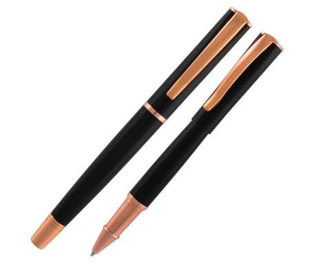 Roller Linea Impressa - punta M - nero-rosegold - Monteverde - J029866 - 80333298664 - DMwebShop