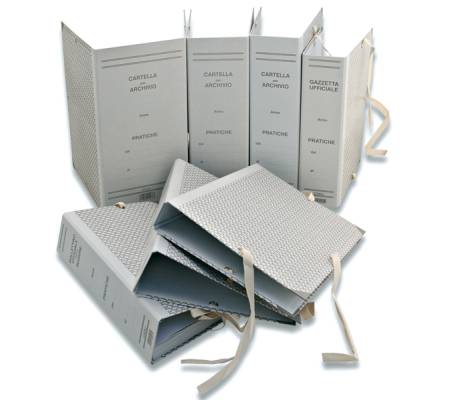 Faldone - legacci rivettati - 35 x 25 cm - dorso 10 cm - grigio - conf. 25 pezzi - Euro-cart - CA10 - 8033509012832 - DMwebShop