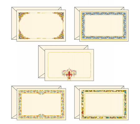 Biglietto mignon con busta - 68 x 105 mm - scatola 100 buste - Kartos - 07106200 - DMwebShop