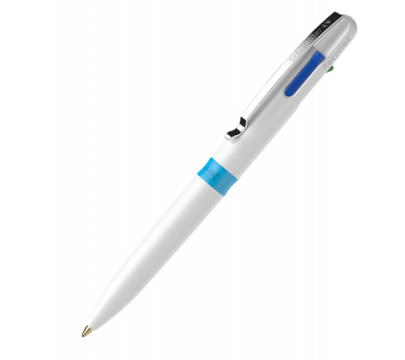Penna a sfera Take 4 - punta media - 4 colori - fusto bianco - Schneider - P138049 - 4004675140166 - DMwebShop