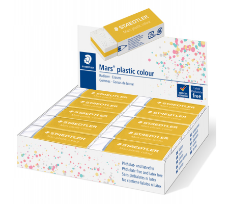 Gomma Mars Plastic - giallo oro - Staedtler - 526 50E1-11 - 4007817065587 - DMwebShop