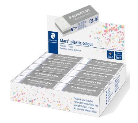 Gomma Mars Plastic - grigio chiaro - Staedtler - 526 50E1-80 - DMwebShop