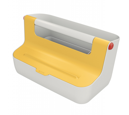 Cassetta portaoggetti con maniglia Cosy - giallo - Leitz - 61250019 - 4002432126194 - DMwebShop