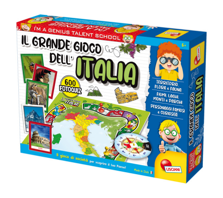 I'm a Genius Il Grande Gioco d'Italia - Lisciani - 56453 - 8008324056453 - DMwebShop
