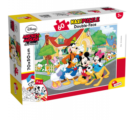 Puzzle Maxi Disney Mickey - 60 pezzi - Lisciani - 66728 - 8008324066728 - DMwebShop