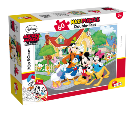 Puzzle Maxi Disney Mickey - 60 pezzi - Lisciani - 66728 - 8008324066728 - DMwebShop