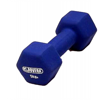 Manubrio gommato - in ghisa - 5 kg - Rovera - 639G5 - DMwebShop