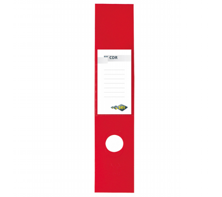 Copridorso CDR - PVC adesivo - 7 x 34,5 cm - rosso - conf. 10 pezzi - Sei Rota - 58012532 - 8004972008844 - DMwebShop