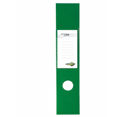 Copridorso CDR - PVC autoadesivo - 7 x 34,5 cm - verde - conf. 10 pezzi - Sei Rota - 58012535 - 8004972008851 - DMwebShop