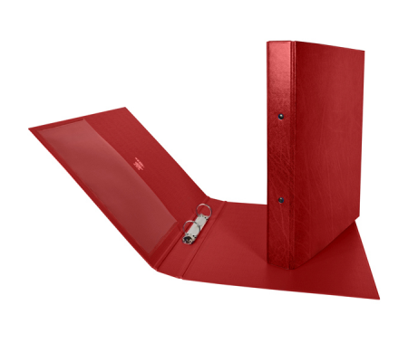Raccoglitore Stelvio - 2 anelli tondi 25 mm - dorso 3 cm - 22 x 30 cm - rosso - Sei Rota 35254212