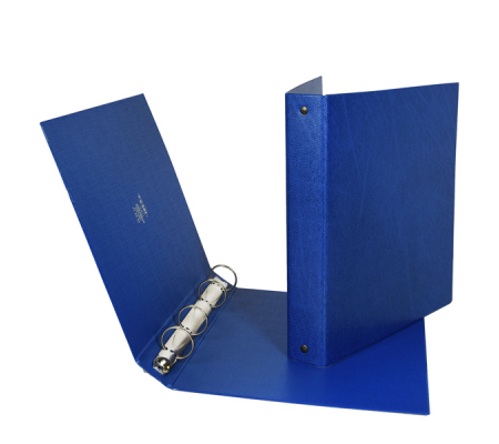 Raccoglitore Stelvio - 4 anelli tondi 25 mm - dorso 3 cm - 15 x 21 cm - blu - Sei Rota 36255407