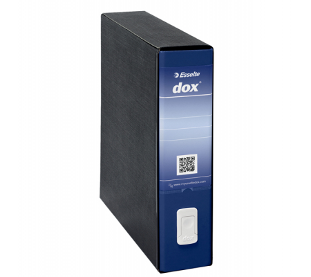 Registratore 9 - dorso 8 cm - 35 x 31,5 cm - blu - Esselte - Dox 000212A4